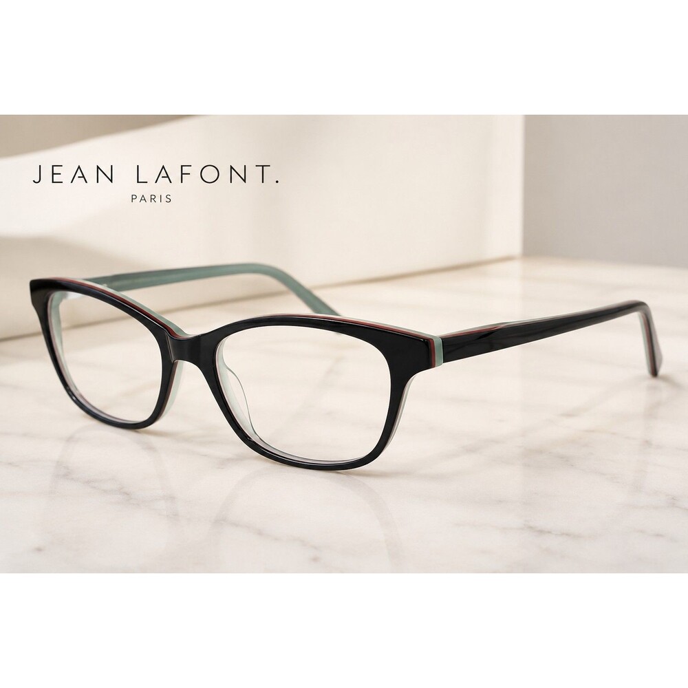 Jean Lafont Regard 3043 Eyeglasses Frames 49-16 Blue Green Red Made in France